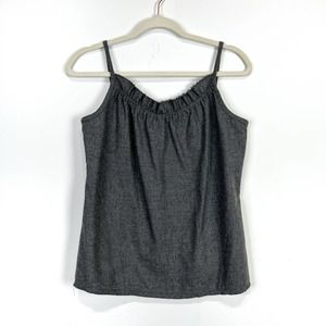 Eileen Fisher petite grey wool blend tank top camisole Size Small